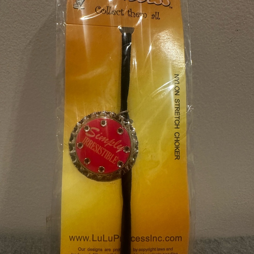 Choker that says LULU Princess